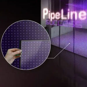 पूर्ण रंग p3.91 p7.8 p10 पारदर्शी एलईडी स्क्रीन ग्लास स्टोर विंडो फैक्टरी के लिए नेतृत्व वाली वीडियो दीवार के माध्यम से देखें - Product Image 4