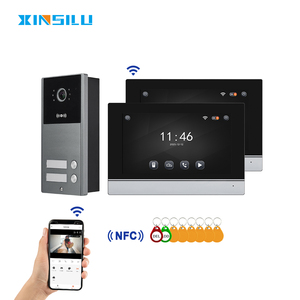 Intercomunicador inteligente WIFI de 7 pulgadas con monitor táctil, precio económico, video intercomunicador 1080P para la seguridad de tu hogar. - Product Image 1