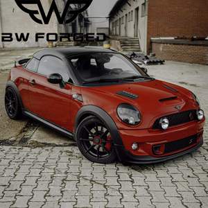 <span class=keywords><strong>Jantes</strong></span> Monobloc en alliage forgé noir mat 17 18 19 20 21 pouces 8 rayons 5x112 5x114.3 pour <span class=keywords><strong>Abarth</strong></span> 500 Mini Cooper s Offset 25-42 - Product Image 4