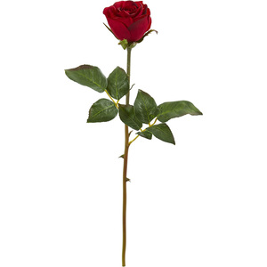Rose artificielle en velours faite à la main, à longue tige, toucher réel, moderne, pour mariage, Pâques, remise de diplôme, Nouvel An - Meilleures ventes - Product Image 3