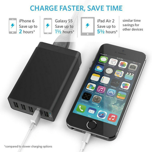 Cargador de Teléfono Móvil USB de 40W y 5 Puertos <span class=keywords><strong>Compatible</strong></span> <span class=keywords><strong>con</strong></span> <span class=keywords><strong>Apple</strong></span>, Huawei y <span class=keywords><strong>Xiaomi</strong></span> - Product Image 5