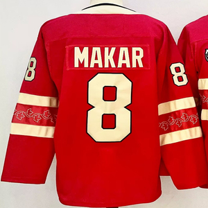 Maillots de hockey cousus pour hommes 97 Connor McDavid 8 Cale Makar 29 Nathan MacKinnon 87 Sidney Crosby 17 Macklin Celebrini 16Marner - Product Image 3