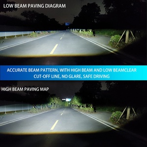 Đèn pha ô tô G90A 9-32v 110w 11000lm 6500k 3570 chip, đèn chiếu gần, đèn chiếu xa, Bi <span class=keywords><strong>Led</strong></span>, thấu kính <span class=keywords><strong>Projector</strong></span> 2.5 inch - Product Image 6