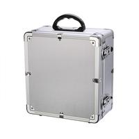 Caja de almacenamiento de caja de carga portátil plateada de 32 ranuras para sistema de guía turístico inalámbrico Retekess TT106