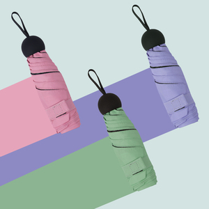 Los proveedores de china promocional personalizado nuevo diseño de forma de 190t tela impermeable 5 <span class=keywords><strong>paraguas</strong></span> plegable con logotipo - Product Image 2