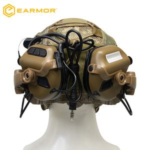 <span class=keywords><strong>Casque</strong></span> d'écoute électronique avec <span class=keywords><strong>casque</strong></span>, kit <span class=keywords><strong>de</strong></span> montage <span class=keywords><strong>de</strong></span> bandeau, adaptateur, <span class=keywords><strong>casque</strong></span> <span class=keywords><strong>de</strong></span> communication tactique avec haut-parleur, équipement <span class=keywords><strong>de</strong></span> protection individuelle - Product Image 4