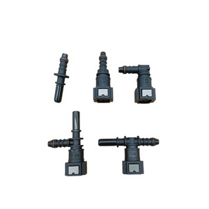 Fuel <b>Quick</b> <b>Connector</b> 7.89 Id6 Straight Bend T Shaped Plastic Auto Connectors - Product Image 1