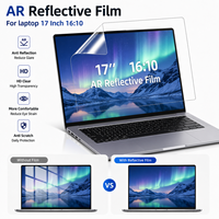 Nouveau film anti-reflet AR 2026 pour ordinateur portable 17 pouces 16:10 HD, transparent, faible réflexion, anti-éblouissement, accepte les tailles personnalisées, approvisionnement en gros direct usine