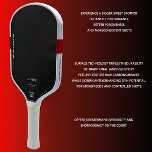 Vợt cầu lông pickleball HIGOOO Custom Boomstick, lõi xốp EVA bao quanh, độ dày 16mm, sợi carbon T700, kiểu dáng dài - Product Image 2