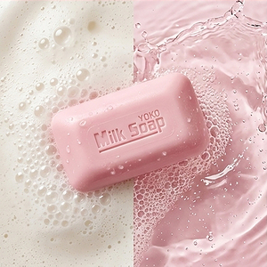 Y434 YOKO YOGURT SPA MILK <b>SOAP</b> 90g. Body <b>Soap</b> Rich with Moisturizer from Olive Oil & Proteins Yogurt Cleansed and Creamy Smooth - Product Image 2