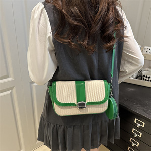 2025 Trending Fashion Contrast Color Crossbody <b>Handbags</b> With <b>Purse</b> Ladies Bag <b>Set</b> Shoulder Bag For Women - Product Image 6