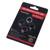 Coque de protection 4-en-1 en silicone pour joysticks PS4, PS3, XBOX 360