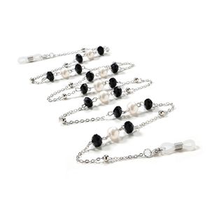 Mode perle masque chaînes lunettes chaîne pour femmes rétro métal lunettes de soleil longes lunettes cordon titulaire cou sangle - Product Image 4