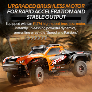 JJRC C8822, modelo a escala 1/8, sin escobillas, Control remoto de gran tamaño, juguetes todoterreno, <span class=keywords><strong>coche</strong></span> Rc 4x4 de alta velocidad, camión de curso corto - Product Image 4