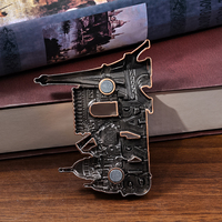 Aimant de réfrigérateur en métal de la Tour Eiffel souvenir de Paris antique le plus populaire pour les voyageurs