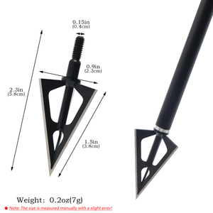 Flèches de tir à l'arc en métal de haute qualité, accessoires professionnels pour arc de chasse, pointe de flèche pour la chasse et le tir en plein air - Product Image 2