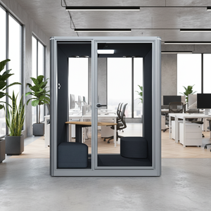 Cabine téléphonique insonorisée multifonctionnelle durable UNIBOOTH, pods de travail, cadre en aluminium de précision, installation de module rapide pour la vie quotidienne - Product Image 1