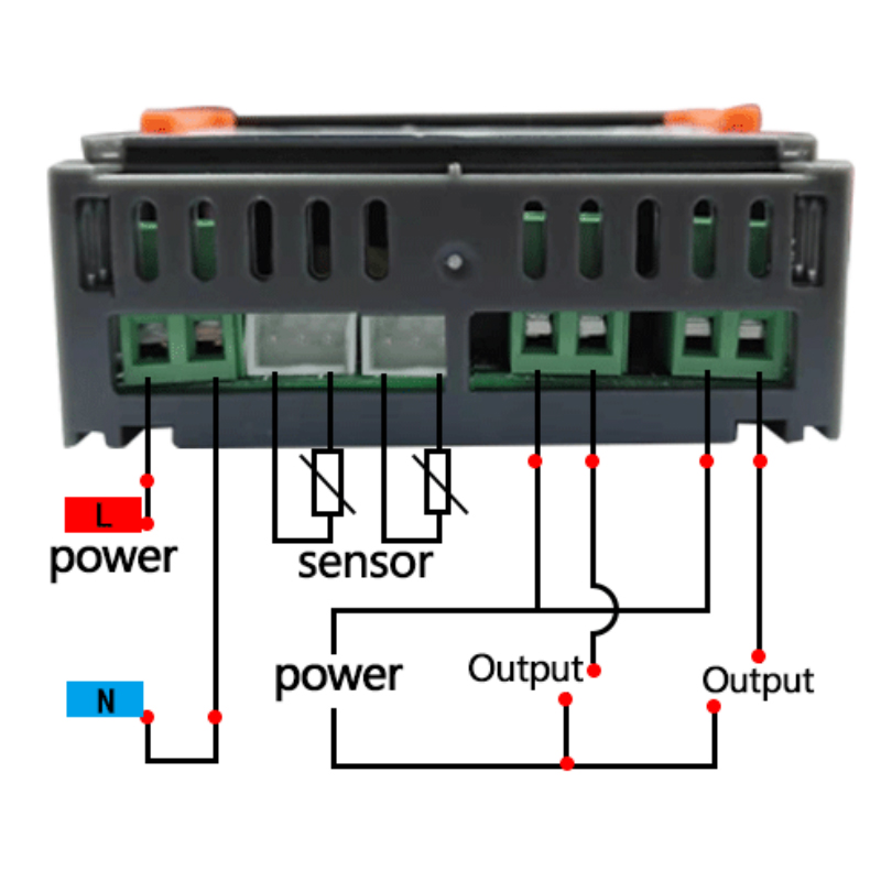 DC12V Digital thermostat thermostat temperature regulator incubator relay LED 10A heating and cooling wholesale STC-3008(图3)