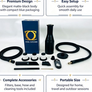 Nueva Máquina de Hookah Moderna 3 en 1 |   Absorbedor de Humo para Hookah, Recolector de Carbón y Aspirador de Polvo, Dispositivo Todo en Uno - Product Image 5