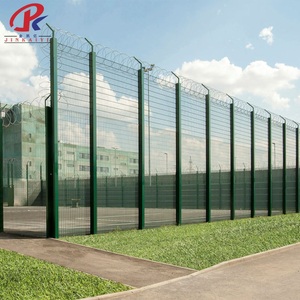 Nhà cung cấp Trung Quốc bán buôn dây kim loại bột tráng chống LEO lên lưới an ninh cao hàng rào 358 hàng rào - Product Image 5