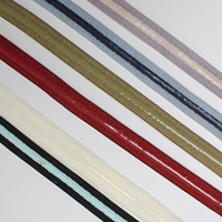 Sangle en nylon antidérapante élastique en silicone pour robe, manchette, perruque, maillot de bain, sangle en polyester, bande de caoutchouc colorée