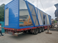 WC préfabriqué durable pour chantier, campement et solutions sanitaires publiques en extérieur
