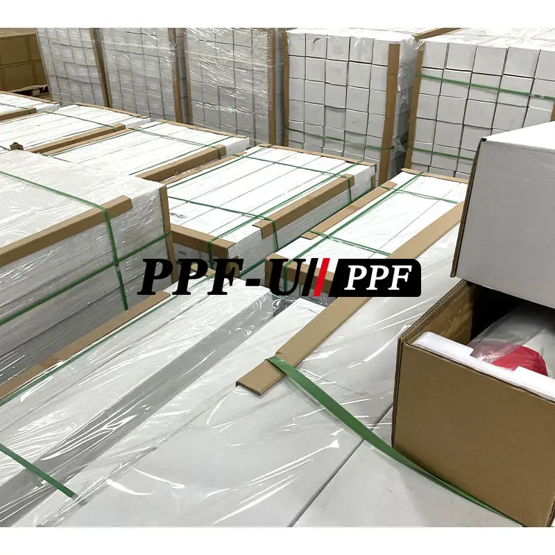PPF-U Tph Tpu Ppf produsen 1.52*15m lapisan pelindung cat antigores transparan diri penyembuhan vinil Nano Film keramik