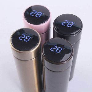 16oz Smart <b>Thermos</b> with Temperature Display Stainless Steel Water <b>Bottle</b> with Custom Logo - Product Image 2