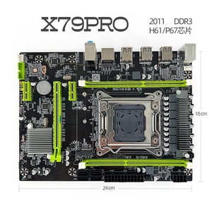 Placa Base de Escritorio X79 Directo de Fábrica, Chipset para Procesador Xeon, DDR3 de Doble Canal, LGA 2011, Envío Rápido, Kit X79 - Product Image 3