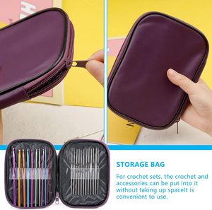 Kit de Tejido para Principiantes 2025, Kit de Ganchillo DIY, Juego de <span class=keywords><strong>Agujas</strong></span> de Ganchillo de Lana, 110 Piezas, Juego de Herramientas de Costura y Ganchillo para Manualidades - Product Image 4