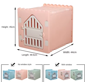 מכלאת כלבים מפלסטיק, ניתנת להסרה וכביסה, לכל עונות השנה, מתאימה לגזעים קטנים, לשימוש פנימי/חיצוני, ידידותית לסביבה, מבוקשת מאוד. - Product Image 4