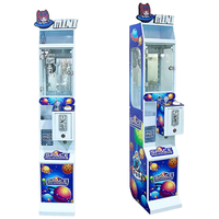 Machine de jeu d'arcade pour enfants, à monnayeur, avec mini-grue à griffes pour attraper les peluches et les jouets