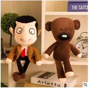 DOULUO Wholesale Mr Bean Teddy Bear Stuffed Animal Plush Toy Soft Cartoon Mr Bean Bear Plush Doll Teddy Bear for Kids Toys