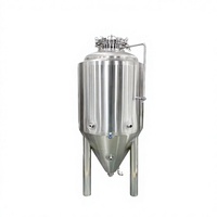 Cuve de Fermentation Conique Tonsen 1000L en Acier Inoxydable SUS304 à 60 Degrés avec Double Enveloppe à Cavités pour Brasserie