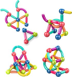 Juguetes Educativos, Juego de Construcción Magnético de ABS, Bloques de Construcción Magnéticos para Niños - Product Image 6