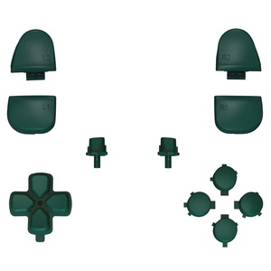 Corrida Verde DIY D-pad <span class=keywords><strong>R1</strong></span> <span class=keywords><strong>L1</strong></span> <span class=keywords><strong>R2</strong></span> <span class=keywords><strong>L2</strong></span> Gatilhos Compartilhar Opções Botão Rosto Personalizado Conjunto Completo Botões para Controlador PS5 BDM-030/040/050 - Product Image 2
