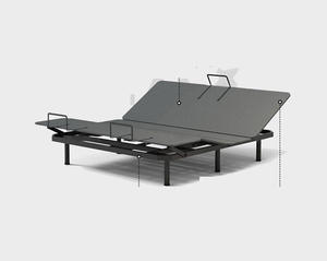 Cadre de lit flottant moderne |   Lit plateforme électrique réglable à gravité zéro |   Lit King Size en tissu technique haut de gamme avec moteur silencieux - Product Image 5
