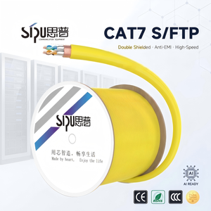 Câble Ethernet LAN blindé SFTP CAT7 haute vitesse SIPU 2026, gaine en cuivre PVC, 305m pour centre de données IA, CE OEM - Product Image 1