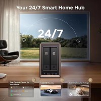 UGREEN NAS DXP2800 GT, Almacenamiento Conectado a la Red de 2 Bahías, CPU AMD R2514, 8GB de RAM DDR4, 4K HDMI, Ideal para Entusiastas del Hogar Inteligente