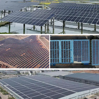 Panneau solaire bifacial HJT N-Type 570-590W avec garantie de 30 ans, prix de gros