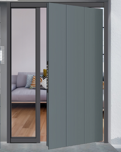 גבוהה כניסה למגורים כניסה מגורים דו-דלת ביטחון לחות עמיד למים-פלדה דק דלת כניסה קדמית - Product Image 3