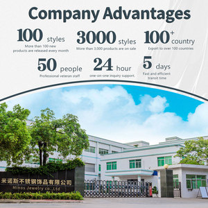 전문 제조업체 고품질 스테인리스 스틸 주얼리 3D 도면 제공 도매 저자극성 맞춤 주얼리 - Product Image 3