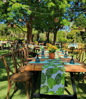Vente en gros de chaises en bois et rotin chaises de salle de banquet de style campagnard pour les mariages et événements chaise Hoffman