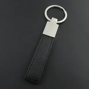 Genuine Leather Car Keychain, Universal Key Fob Keychain Leather Key Chain Holder for Men