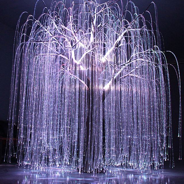 LED Optic Fiber Tree Lighting Luminous Landscape Lighting for Park Squares and Christmas Holidays IP65 Rating