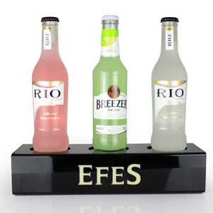 Exhibidores de Botellas de Vino con Luz LED Negra <span class=keywords><strong>Bacardi</strong></span> Advertising, para 3 Botellas, para Bar - Product Image 4