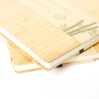Agenda Ecológica Reciclada A5 con Tapa Dura de Madera, Cuaderno con Cubierta de Bambú Personalizada, Carpeta de Presentación, Diario, Regalos para Estudiantes