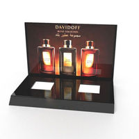 Produit haut de gamme Glorifier unité comptoir cosmétique parfum luxe huile présentoir bouteille acrylique transparent Glorifier avec affiche