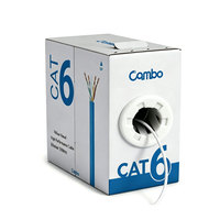 Câble réseau Ethernet Cat6 UTP 305M en vrac, testé et certifié BC Cooper, service DDP, câble réseau intérieur CAT6 4 paires