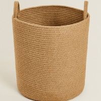 Grand panier à linge tissé écologique personnalisé, design pliable, pour vêtements sales, jouets, articles divers KINGWILLOW